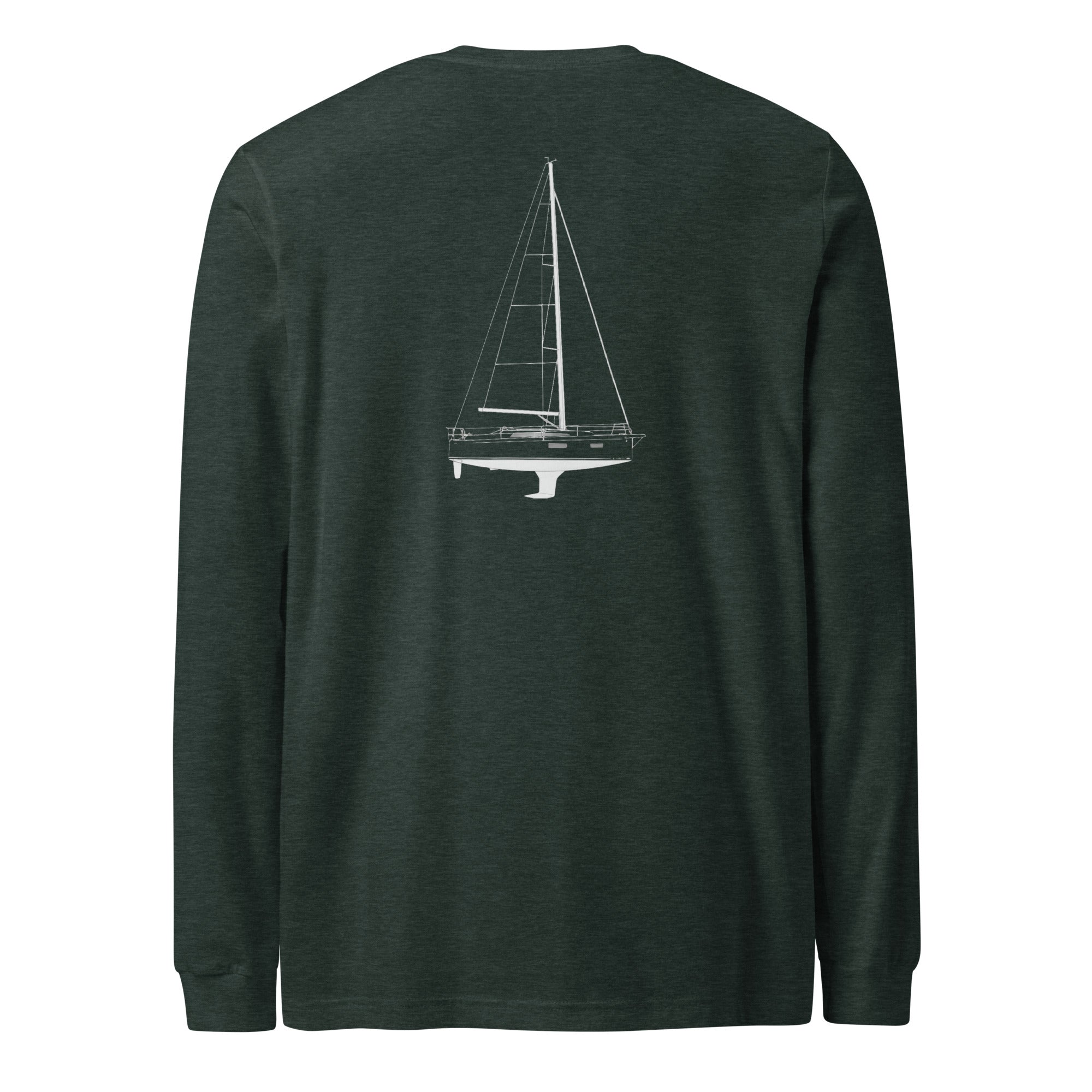 Stern Long Sleeve | Custom Sailboat Shirt