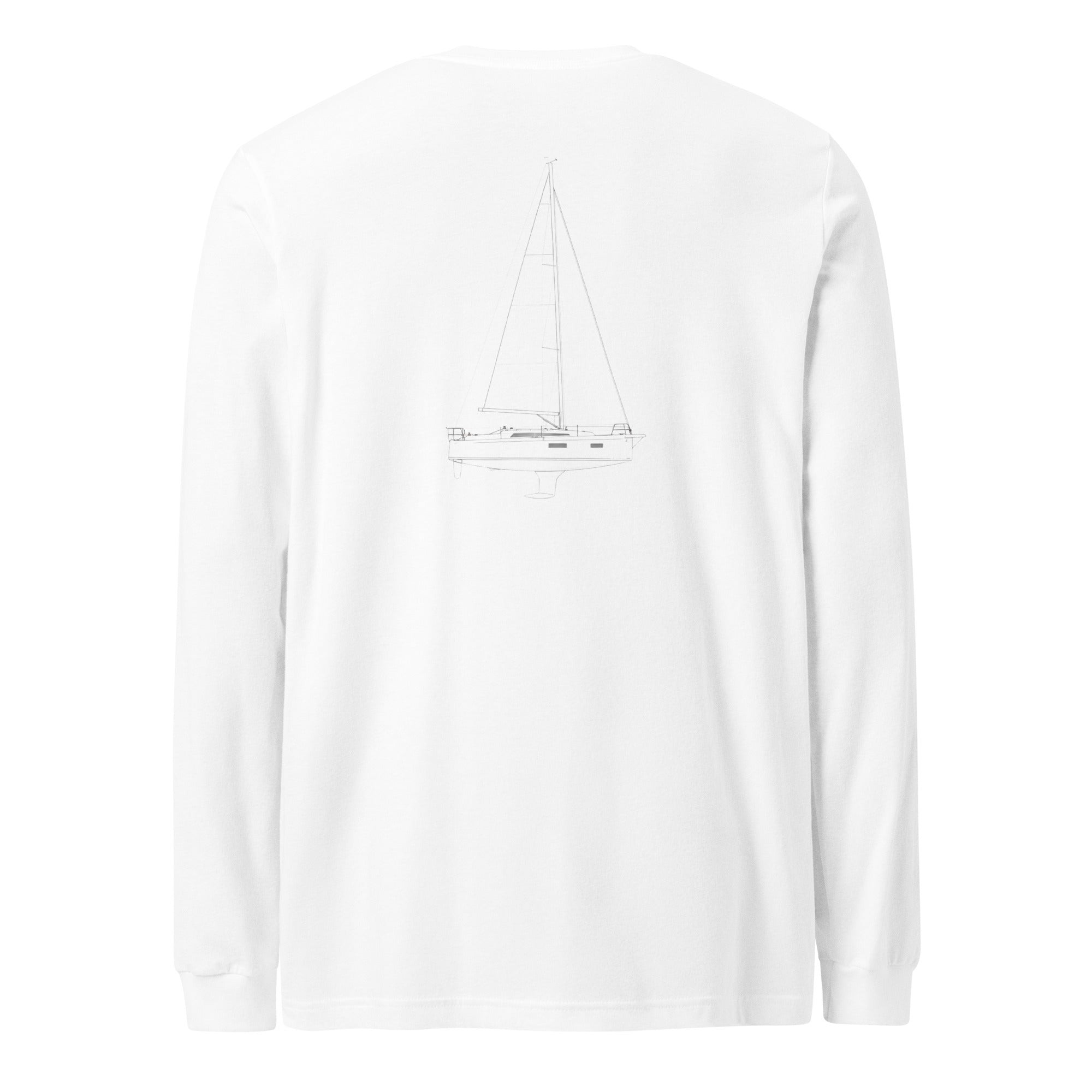Stern Long Sleeve | Custom Sailboat Shirt