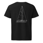 Schock 35 sailboat shirt in Black - back design