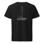 Pearson 30 sailboat shirt in Black - back design