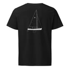 O'Day Rhodes 19 sailboat shirt in Black - back design