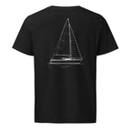 Precision 23 sailboat shirt in Black - back design