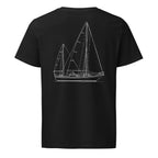Hallberg-Rassy Rasmus 35 sailboat shirt in Black - back design