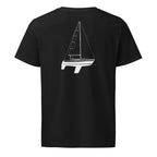 O'Day 25 sailboat shirt in Black - back design
