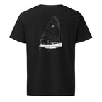 Com-pac Sun Cat sailboat shirt in Black - back design