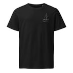 Squib sailboat shirt in Black - front design