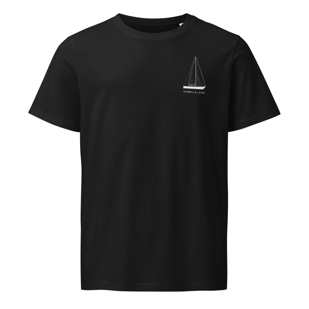 C&C Invader 36 sailboat shirt in Black - front design