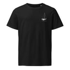 Hallberg-Rassy 382 sailboat shirt in Black - front design
