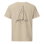 Squib sailboat shirt in Desert Dust - back design