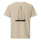 C&C 36 sailboat shirt in Desert Dust - back design