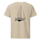 Gulfstar 36 sailboat shirt in Desert Dust - back design