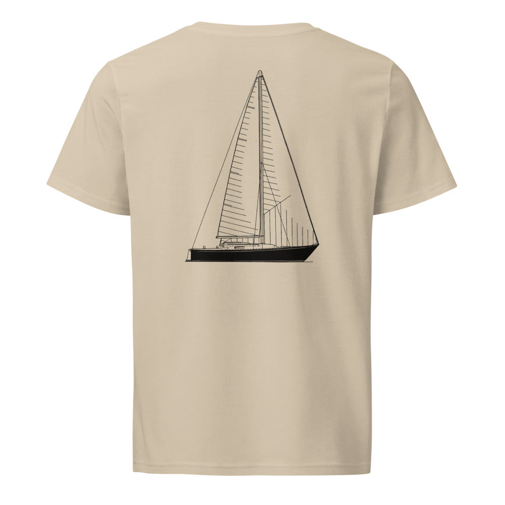 C&C Invader 36 sailboat shirt in Desert Dust - back design