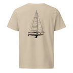 Beneteau Oceanis 34.1 sailboat shirt in Desert Dust - back design