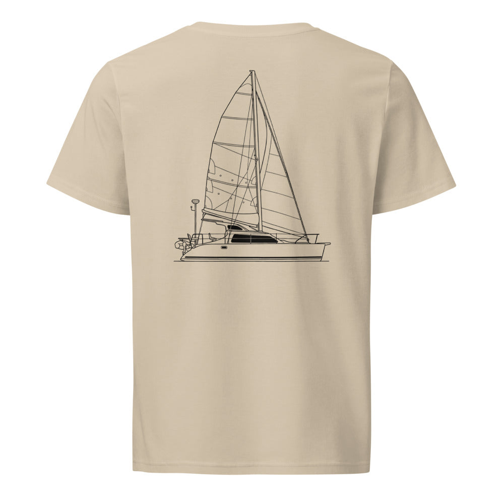 TomCat 970S sailboat shirt in Desert Dust - back design