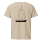 Soverel 27 sailboat shirt in Desert Dust - back design