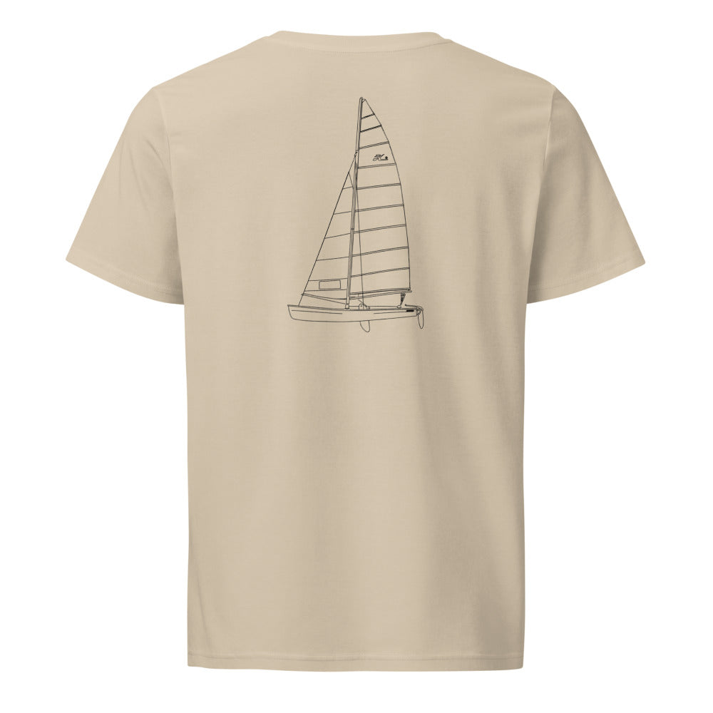 Hobie Cat Hobie 18 sailboat shirt in Desert Dust - back design