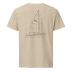 Hallberg-Rassy P-28 sailboat shirt in Desert Dust - back design