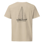 Freya 39 sailboat shirt in Desert Dust - back design
