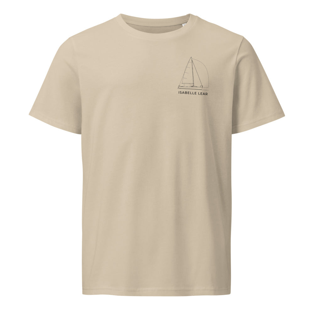 J Boats J/24 sailboat shirt in Desert Dust - front design