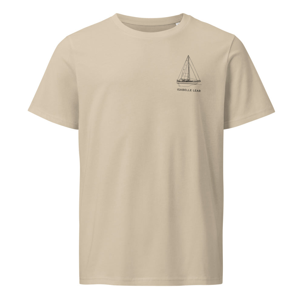 Baba 40 sailboat shirt in Desert Dust - front design