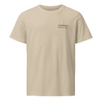 Hallberg - Rassy 43 sailboat shirt in Desert Dust - front design