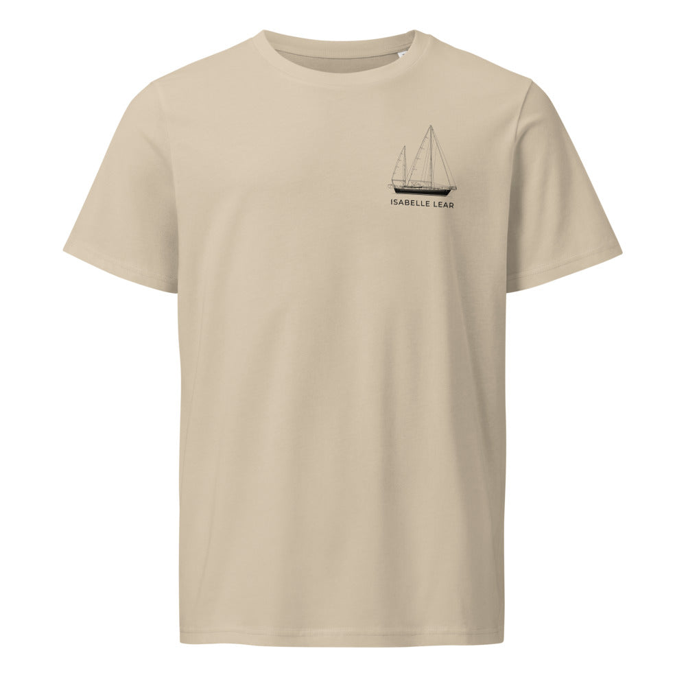 Hallberg-Rassy 41 sailboat shirt in Desert Dust - front design