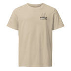 Hallberg-Rassy 26 sailboat shirt in Desert Dust - front design