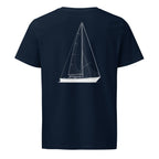 C&C Invader 36 sailboat shirt in French Navy - back design