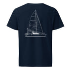 TomCat 970S sailboat shirt in French Navy - back design