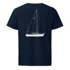 Soverel 27 sailboat shirt in French Navy - back design