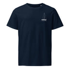 C&C Invader 36 sailboat shirt in French Navy - front design