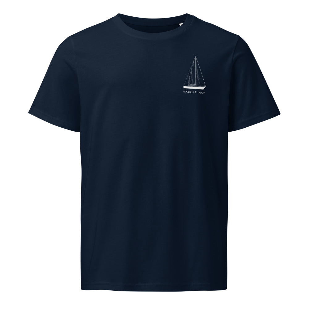 C&C Invader 36 sailboat shirt in French Navy - front design