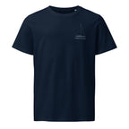 Hallberg-Rassy 64 sailboat shirt in French Navy - front design