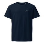 Hallberg-Rassy 40 MK II sailboat shirt in French Navy - front design