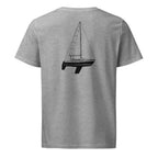 O'Day 25 sailboat shirt in Heather Grey - back design