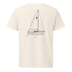 Catalina 22 sailboat shirt in Natural - back design