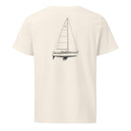 Catalina 320 sailboat shirt in Natural - back design