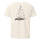 Tartan 37 sailboat shirt in Natural - back design