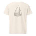 French & Webb Levant 15 sailboat shirt in Natural - back design
