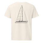 Beneteau First 42S7 sailboat shirt in Natural - back design