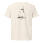 Flying Scot sailboat shirt in Natural - back design
