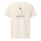 Fireball sailboat shirt in Natural - back design