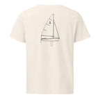W.D. Schock Lido 14 sailboat shirt in Natural - back design