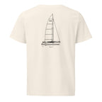 Hunter 336 sailboat shirt in Natural - back design