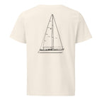 Schock 35 sailboat shirt in Natural - back design