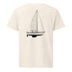 Gulfstar 36 sailboat shirt in Natural - back design