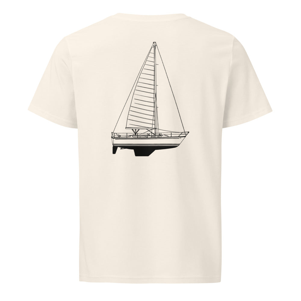 Gulfstar 36 sailboat shirt in Natural - back design