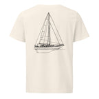 Baba 40 sailboat shirt in Natural - back design