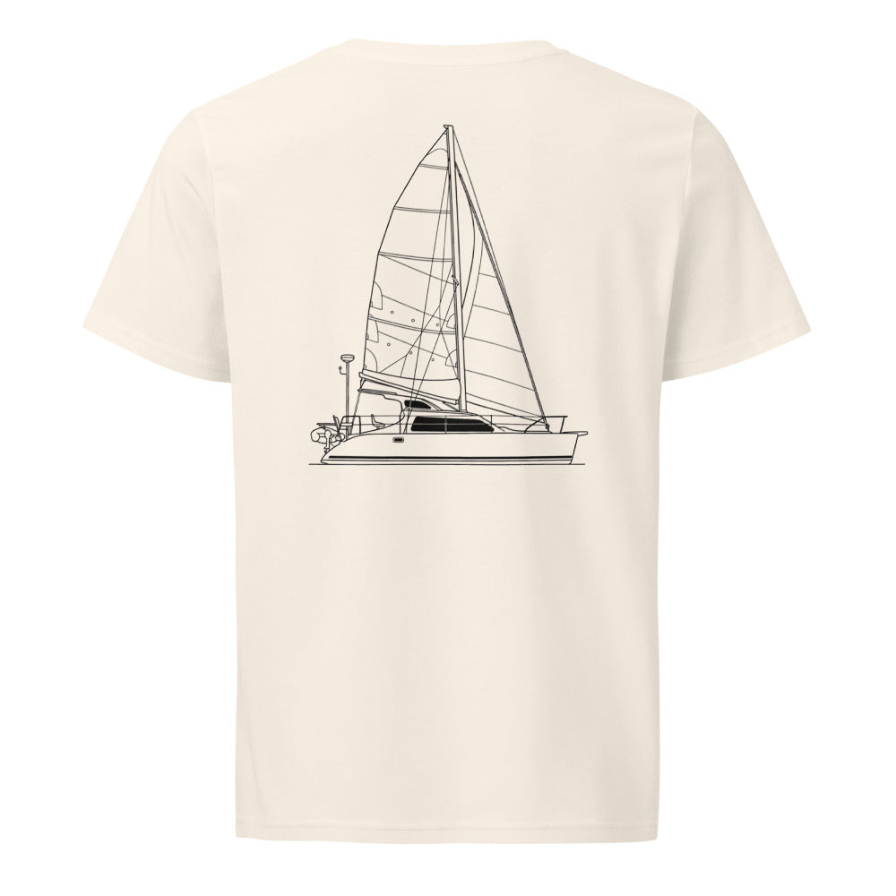 TomCat 970S sailboat shirt in Natural - back design