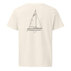 Clark San Juan 21 sailboat shirt in Natural - back design